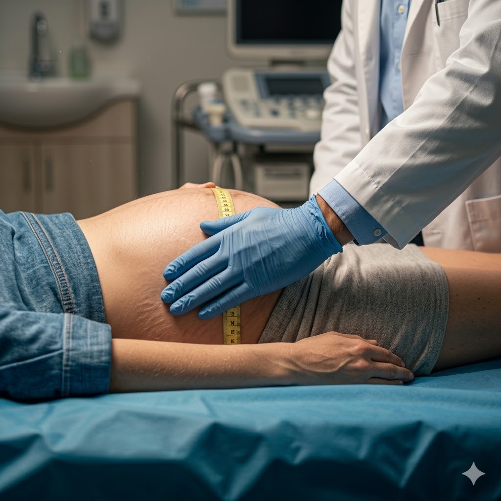 Professional clinical obstetrics check-up